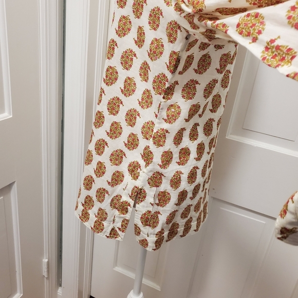 Tory Burch Lightweight 100% Cotton Tunic Size 8, Casual - Picture 5 of 10